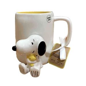 Sold Peanuts Snoopy x Rae Dunn Best Pals 3-D Mug